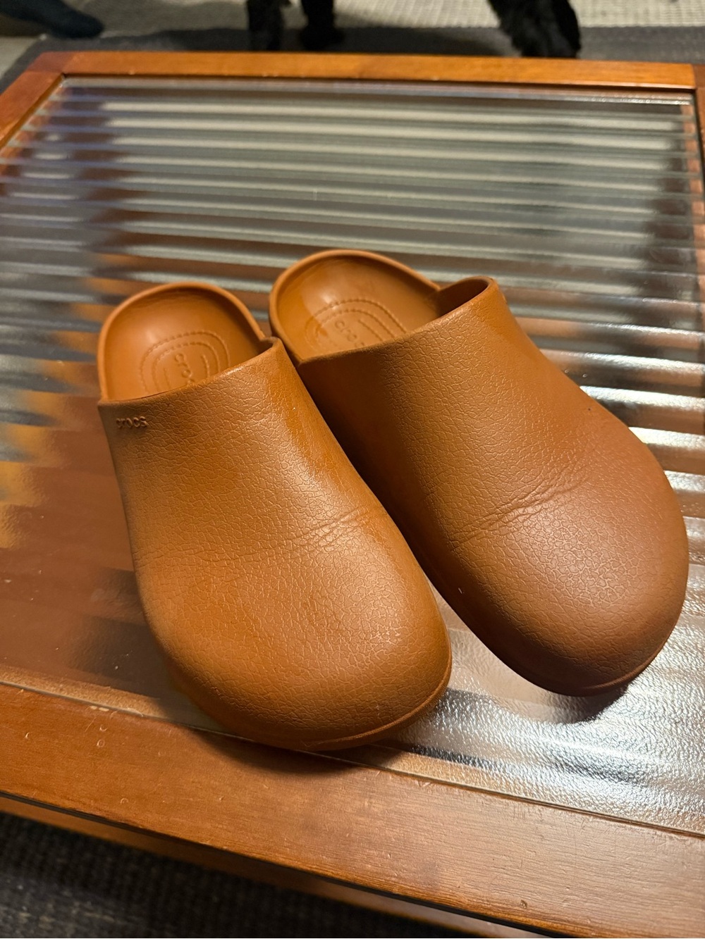 Women’s Slip-On Clog - Brown Comfortable Casual Shoe
